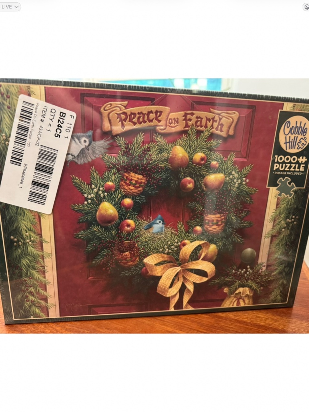 Christmas jigsaw puzzle, NIB, 1000 pieces